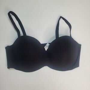 Maidenform SE0004 Strapless Bra 40D black 5 Ways Convertible Self Expressions